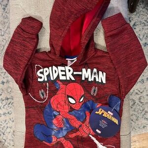 Boys Spider-Man hoodie- size 2T- New with Tags